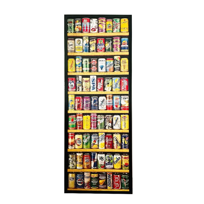 汽水罐拼图相框片易拉罐片汽水罐迷你*汽水罐实木框