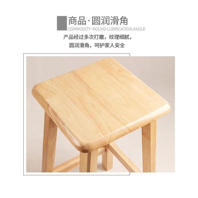 全实木高脚梯凳高凳吧台方凳小板凳橡木家用防滑梯子木凳