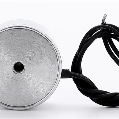 微型直流吸盘式电磁铁 圆形电磁吸盘ZYE1-P30/22 吸力10公斤DC48V