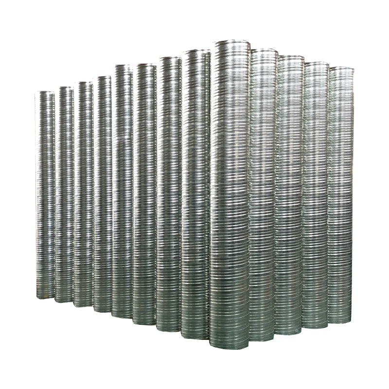 螺旋不锈钢风管排风镀锌焊接风管白铁皮通风管道碳钢排烟管烟囱管