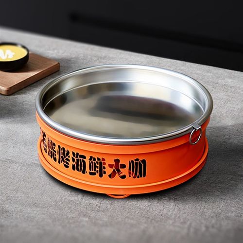 海鲜大咖盘子商用海鲜航母海鲜小火锅龙虾盘圆形长方形