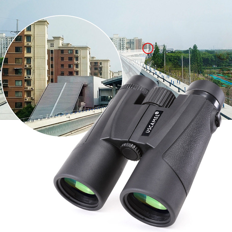 跨境新品双筒望远镜12x42户外观星观景高倍高清望远镜一件代发