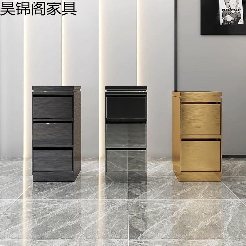 理发店工具柜美发店不锈钢工具车剪发推车发廊专用工作柜储物柜台