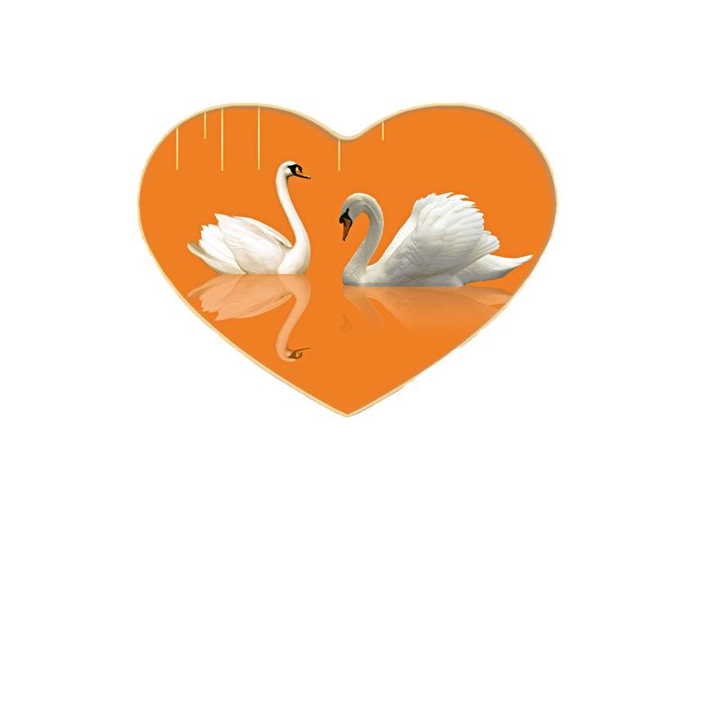 新款心形装饰画床头餐厅客厅书房墙上挂画现代简约风格壁画带边框