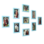 小装 婚纱照片寸相框 饰照片墙宿舍挂相框创意相片墙