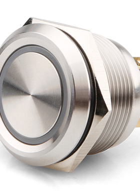 22mm红波HBGQ22CWEJT金属按钮关自复位防水酒店门禁门铃