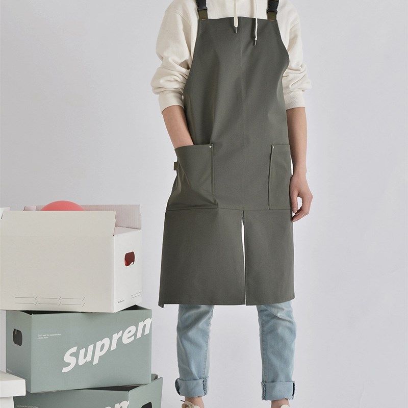 咖啡师围裙男士耐磨园艺定制画画理发师牛仔防水油画围裙工作服女,家庭/个人清洁工具,围裙,淘宝优惠券,粉丝福利购,淘宝优惠卷
