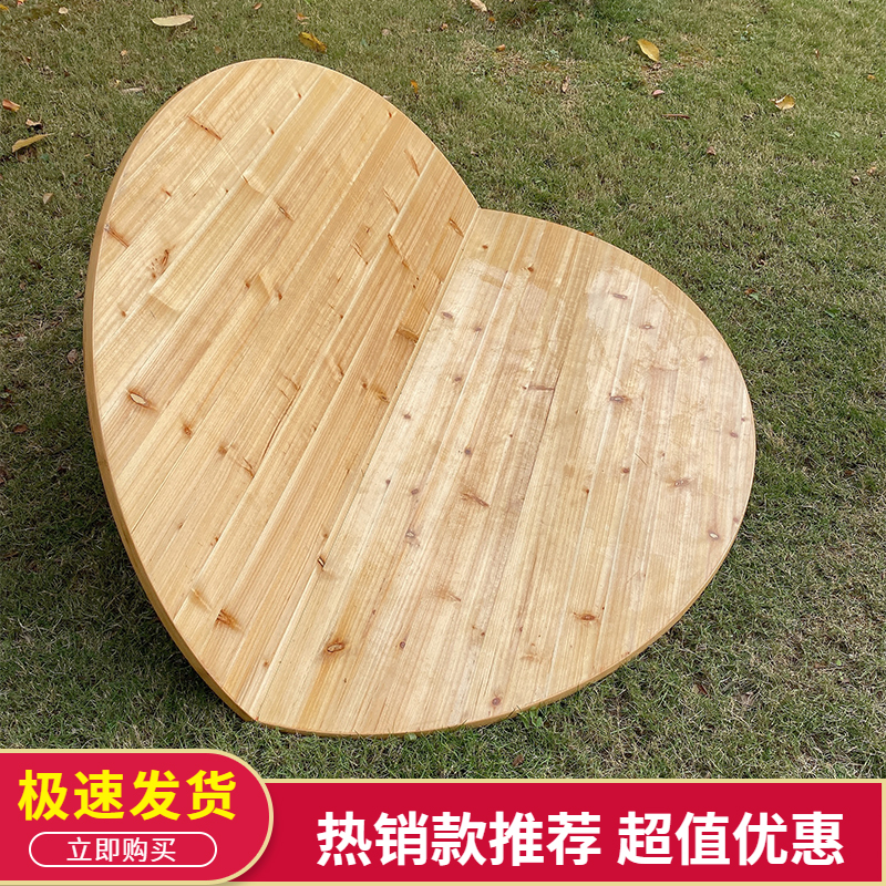 加厚大圆桌面板折叠家用实木人台面转盘10圆形对折餐桌20酒店