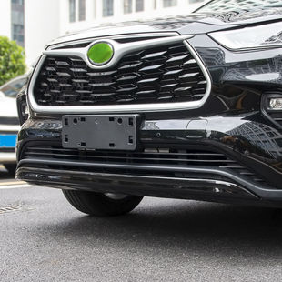 款汉兰达前杠装饰条后杠亮条防撞条保护条下巴下唇外观改装