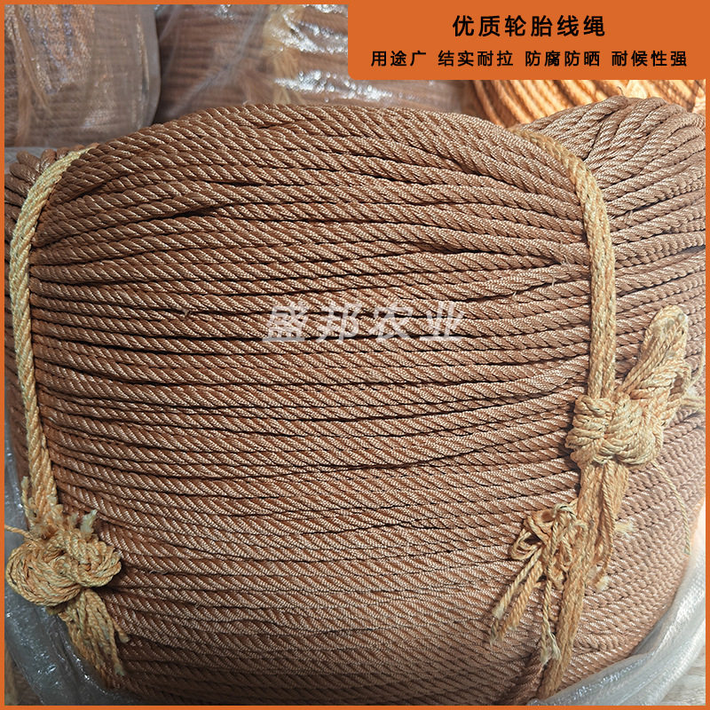 轮胎线绳子加粗货车网绳撒网底编织捆绑拉绳刹车绳大棚压膜绳