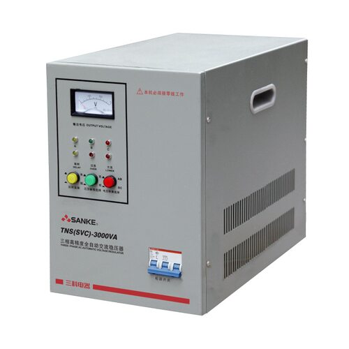 三科TNS-3000VA三相稳压器380V SVC-3000W全自动稳压电源