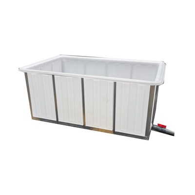 大号塑料方箱铁架解冻水槽食品腌制车载水产养殖箱浸泡水池发酵池