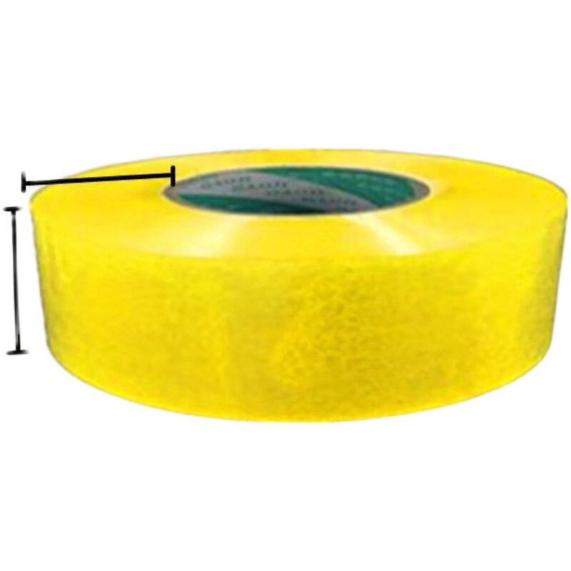 超黄纯色胶带快递封箱打包用粘加宽粘字大号