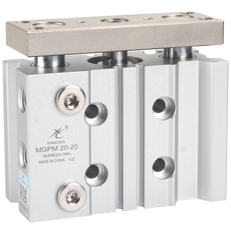 星辰气动小型三杆导向三轴气缸MPGM12 16 20 25-10*25x30 50 100