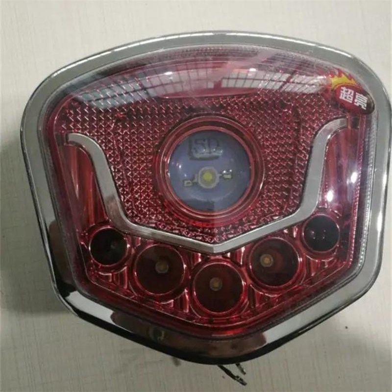 电动三轮车LED大灯超亮节能众仁车灯顶灯车头灯三开聚光新能源