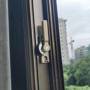 户锁钩锁栓塑钢铝合金老式平移搭扣方月牙锁门