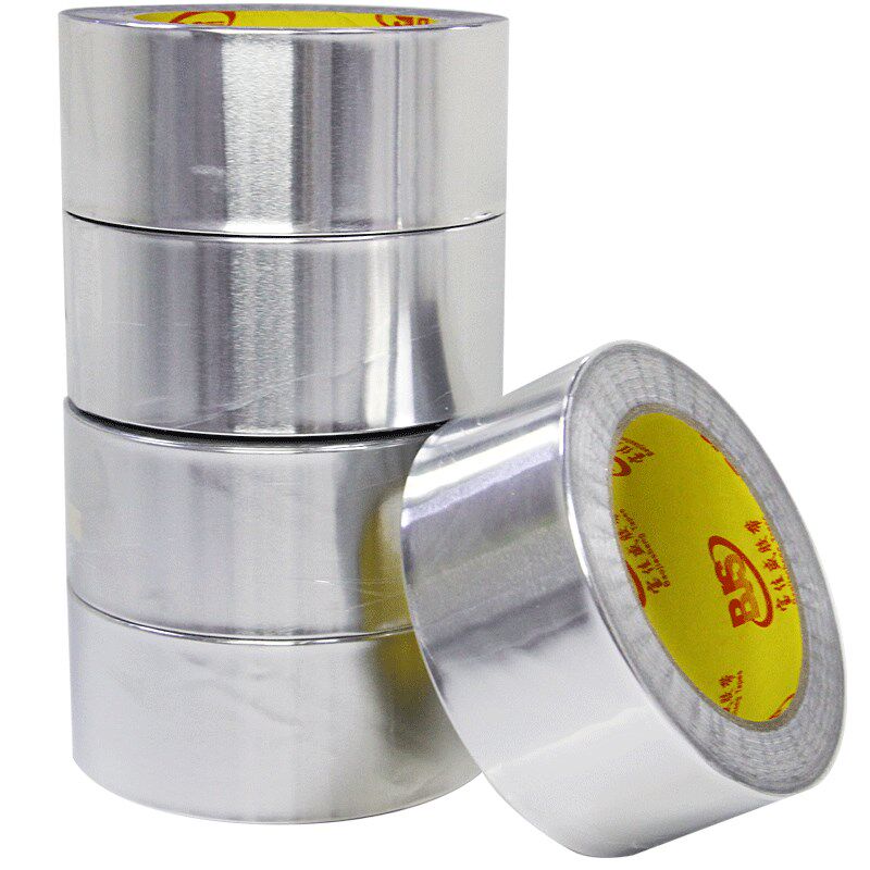 铝箔胶带耐温防火锡箔纸胶带耐晒防火防潮导电屏蔽强弱电抗干扰铝