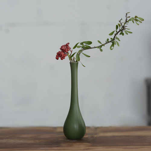 小瓶宋代茶馆观音瓶器皿细口插茶室