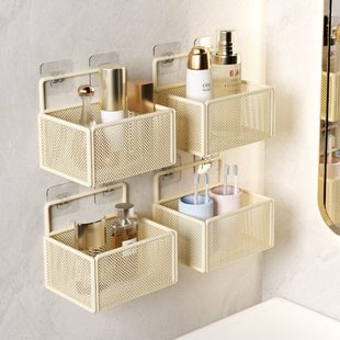 免打孔壁挂墙上浴室架子洗澡洗手间厕所洗漱台收纳架卫生间置物架