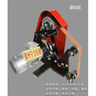 工业级车床打磨砂带机外圆砂光机曲轴抛光除锈机金属打磨砂带机