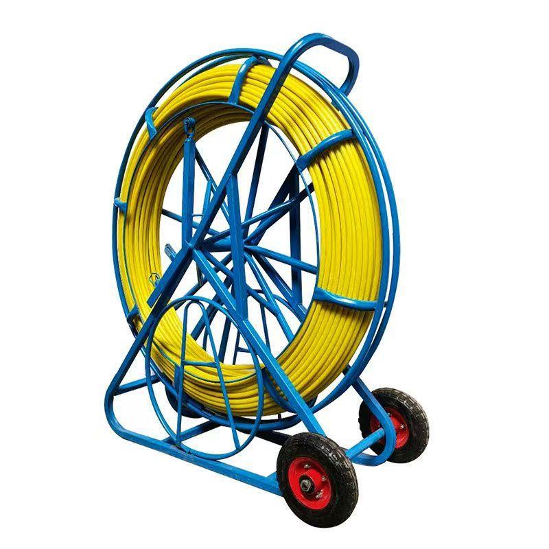 玻璃钢穿线器电工穿管器管道通管器带支架引线器电信施工工具