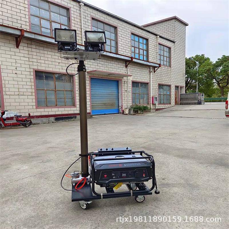 led照明灯车户外夜间建筑工地用小型维护应急抢修移动式照明灯车