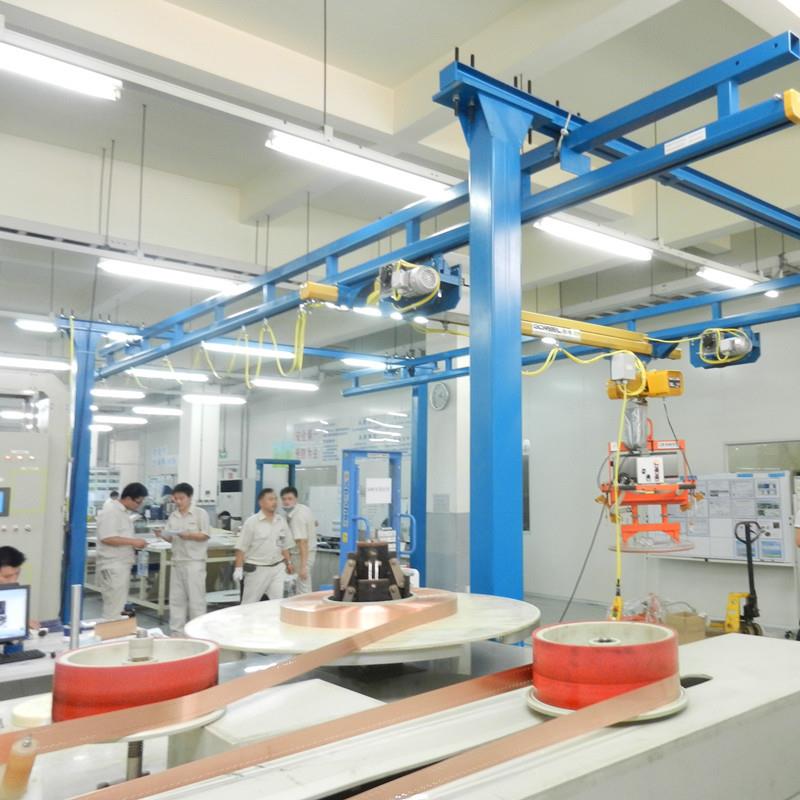 龙门式钢结构KBK桁架轨道起重机柔性单轨吊行车实厂房行吊安装