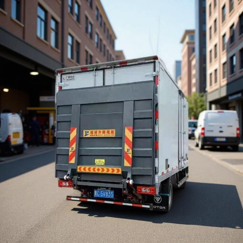 1.5吨2吨货车尾板汽车尾板改装货车电动液压升降尾板汽车尾板