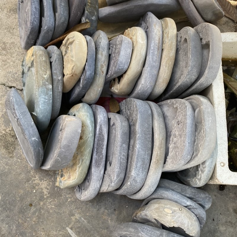 肇庆砚台端砚梅花坑天然石眼 绿端 斧柯东 文房四宝实用礼品