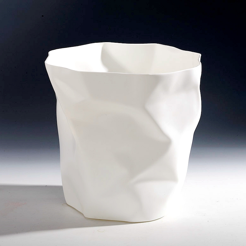 欧式客厅办公室卫生间时尚无盖大号塑料创意垃圾桶家用in