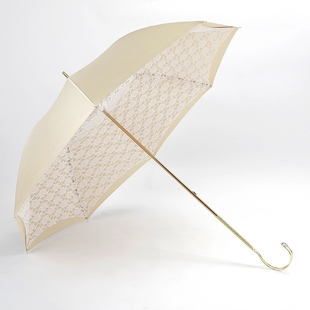 萨曼莎 白色蕾丝长柄雨伞层太阳伞欧式宫廷公风loli小洋伞