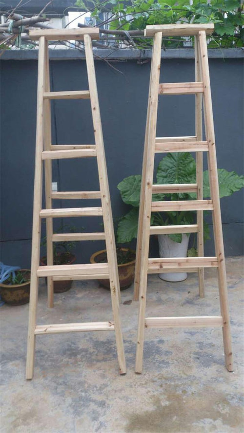 人字梯实木侧梯折叠梯家用装修水电梯加厚加强木梯行走梯子