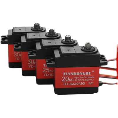 防堵转度2g金属高速数字舵机防烧防堵转机器人机械臂