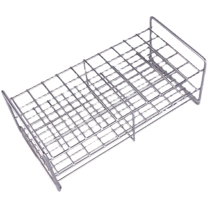 不锈钢试管架30钢丝方孔玻璃管架离心管架多用途支架消化管