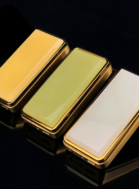 玉石礼品防风电子打火创意迷你个性复古潮充电点烟器