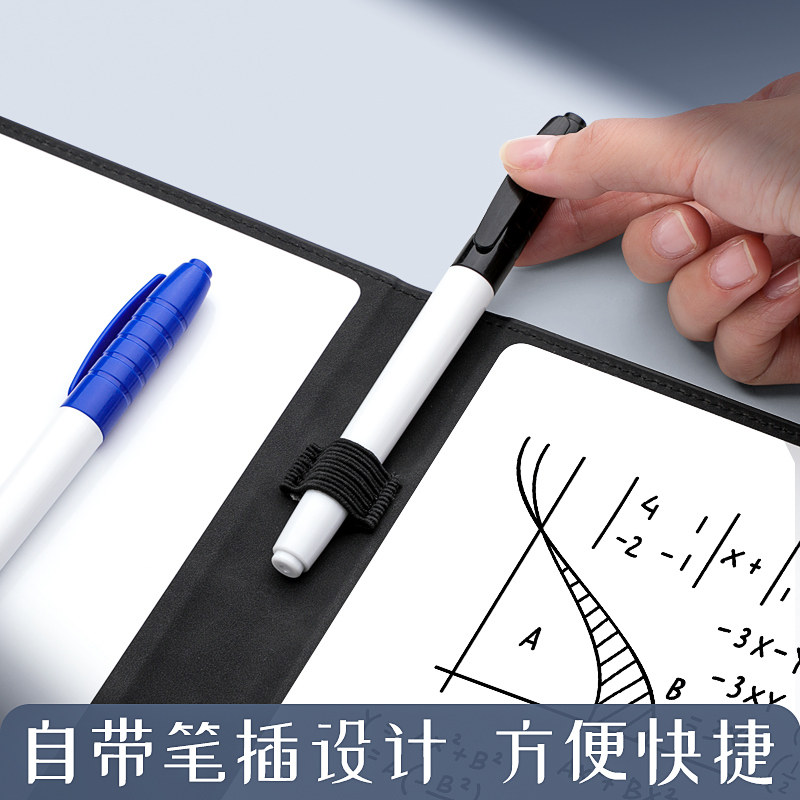小白板笔记本桌面学生擦写消除写字板草稿本5空白草稿纸写字本草