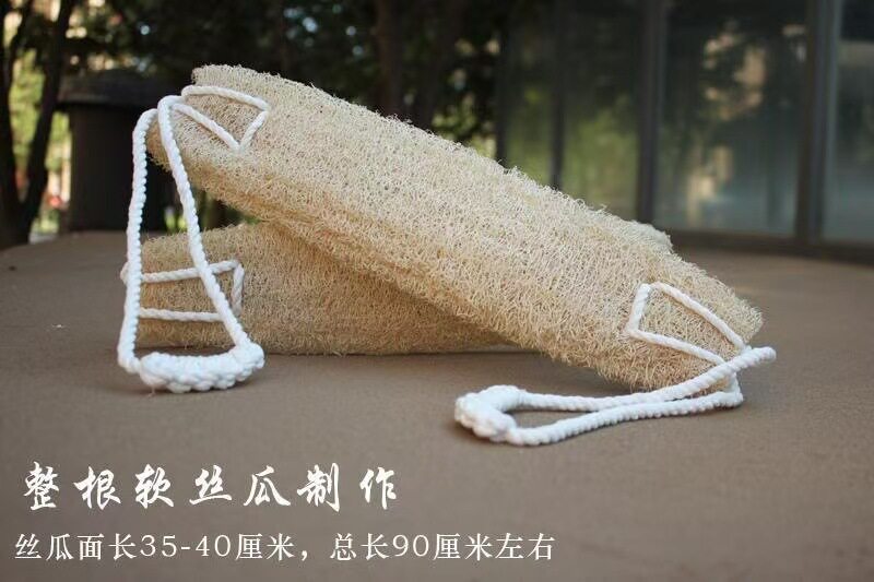 天然丝瓜络搓澡搓澡巾长条丝瓜瓤洗澡巾浴擦搓背搓泥浴花