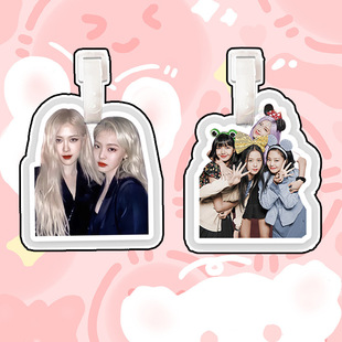 金智妮朴彩英行李牌书包挂件挂饰吊挂牌应援物