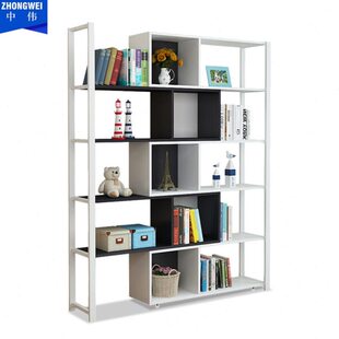 中伟书架可延伸书架办公室隔断储物展示架多功能组合书架 六层