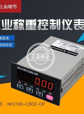上海耀华XK3190-C802-DP重量变送器称重控制仪表ProfibusDP显示器