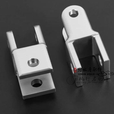 电动车改装后减震 圆头转叉头 通用20mm后避震双叉头转换增高器