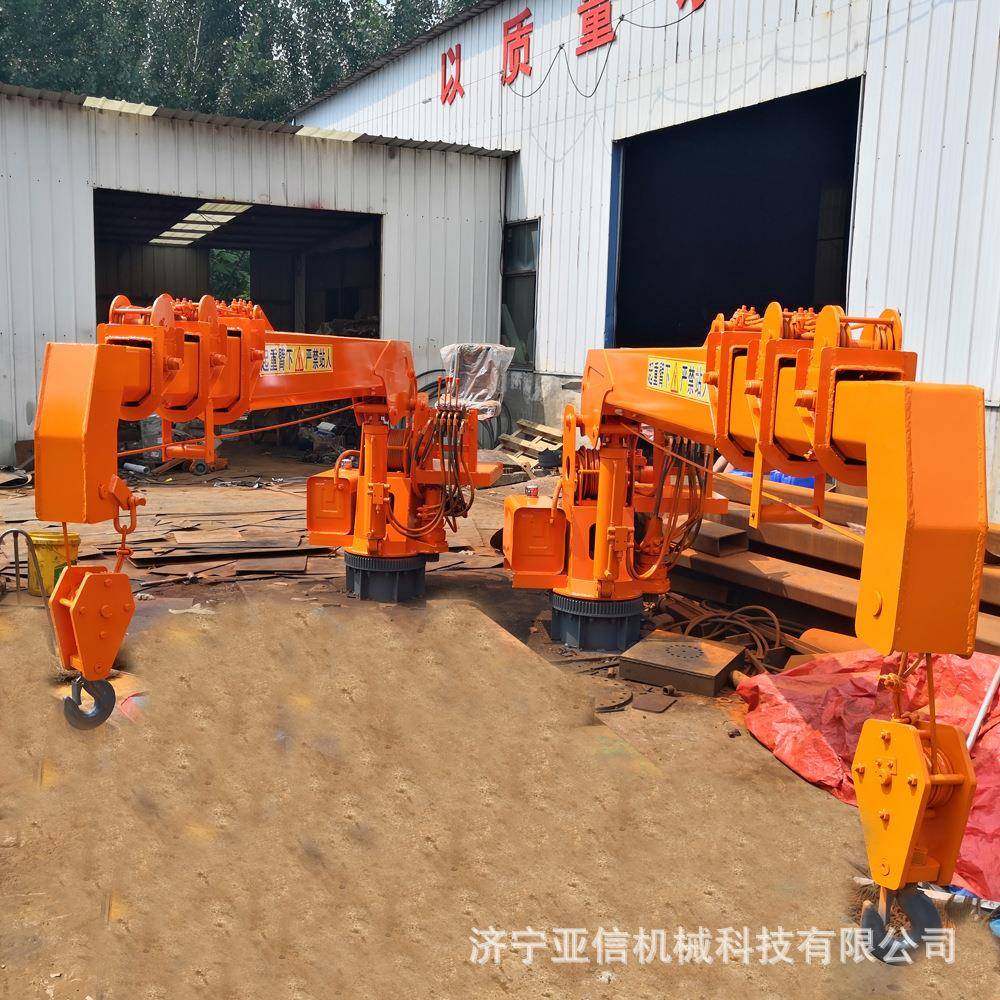连云港小型船吊厂家2吨吨木船固定式液压旋转吊机船用吊机,搬运/仓储/物流设备,其他起重搬运设备,淘宝优惠券,粉丝福利购,淘宝优惠卷