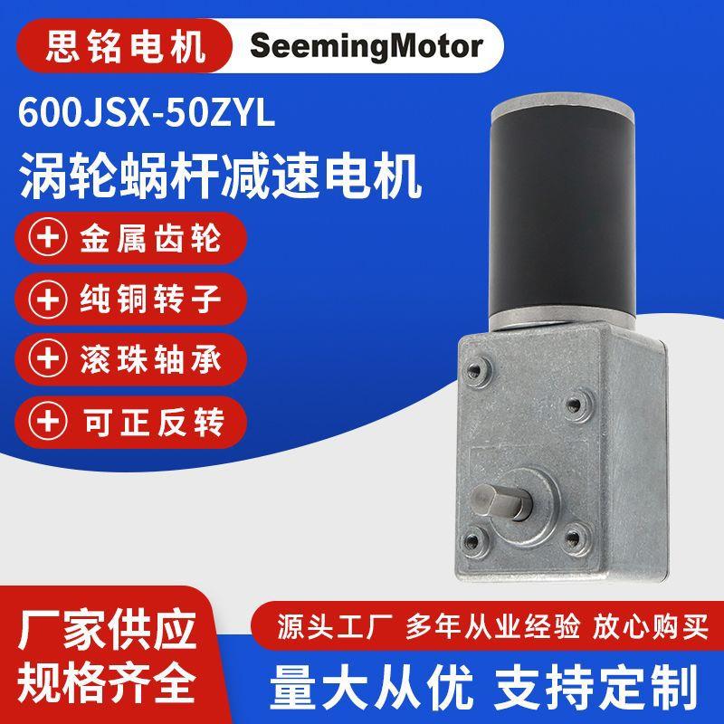 涡轮蜗杆电机600JSX-50ZYL轮椅减速电机机械设备马达减速电机
