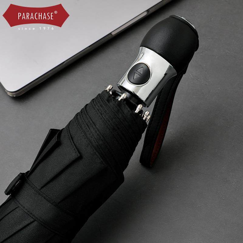 PARACHASE皮柄全自动伞雨伞115cm十骨男士商务伞小巧便携抗风伞,农机/农具/农膜,其它农用工具,淘宝优惠券,粉丝福利购,淘宝优惠卷