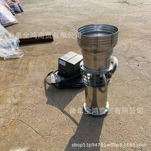 不锈钢潜水泵市政工程应急救援排涝污水泵单相农用清水污物抽水泵