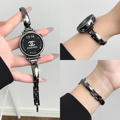 连遇oppowatch月牙镶钻表带