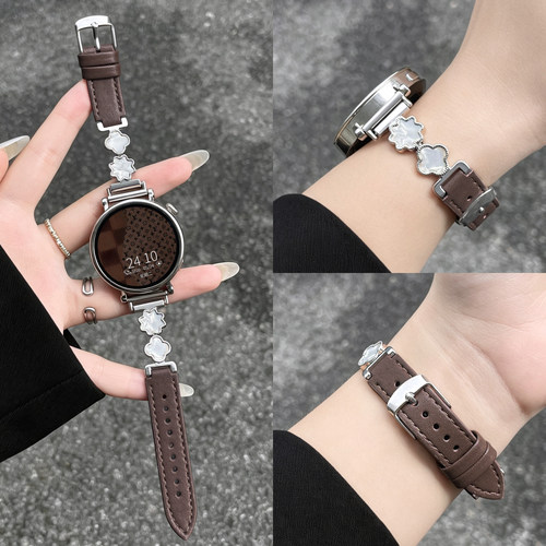 连遇oppox3mini贝母金属拼皮表带
