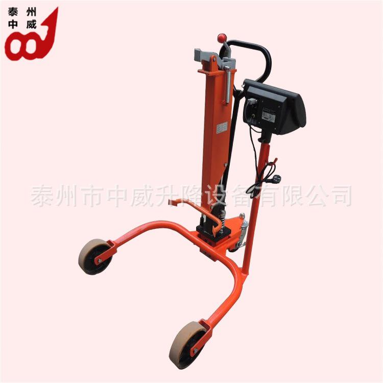 供应手动油桶叉车秤电子称的油桶搬运车称重式手拖油桶叉车