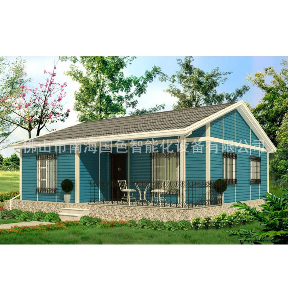 创意网红轻钢度假房屋防腐木三角木屋户外景区可移动露营小房子