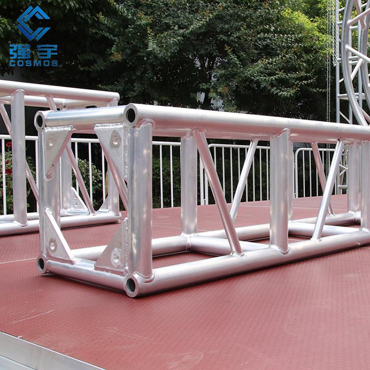 铝合金三角板铝板桁架truss架灯光架铝桁架大型螺丝架厂家定做